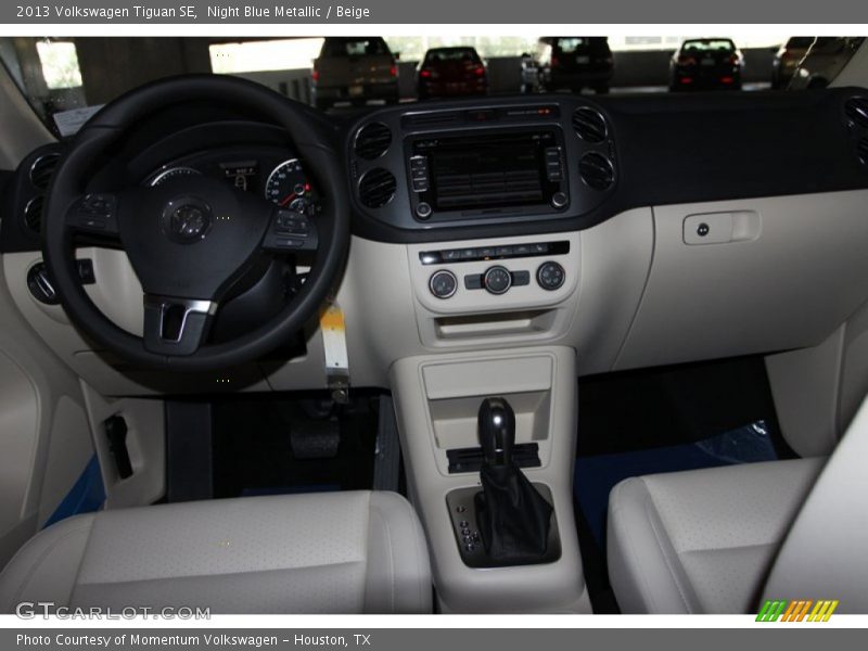 Night Blue Metallic / Beige 2013 Volkswagen Tiguan SE
