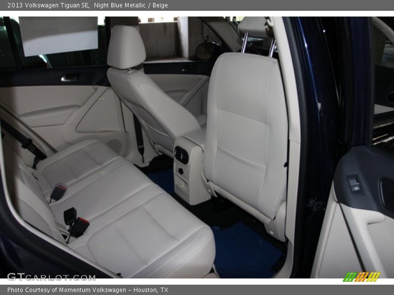 Night Blue Metallic / Beige 2013 Volkswagen Tiguan SE