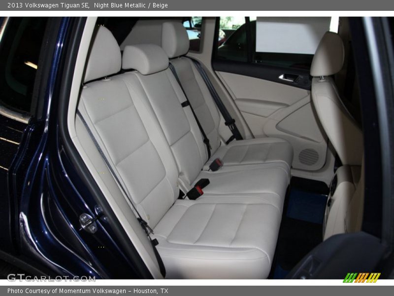 Night Blue Metallic / Beige 2013 Volkswagen Tiguan SE