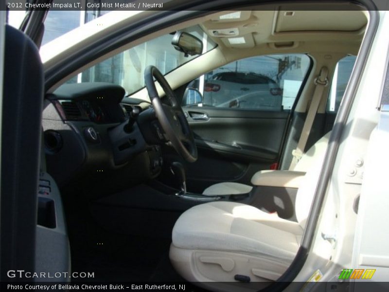 Gold Mist Metallic / Neutral 2012 Chevrolet Impala LT