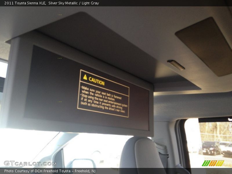 Silver Sky Metallic / Light Gray 2011 Toyota Sienna XLE