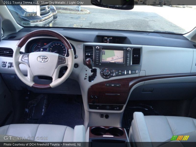 Silver Sky Metallic / Light Gray 2011 Toyota Sienna XLE
