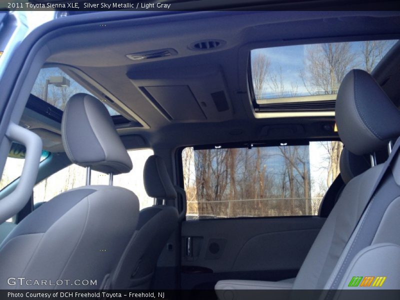 Silver Sky Metallic / Light Gray 2011 Toyota Sienna XLE