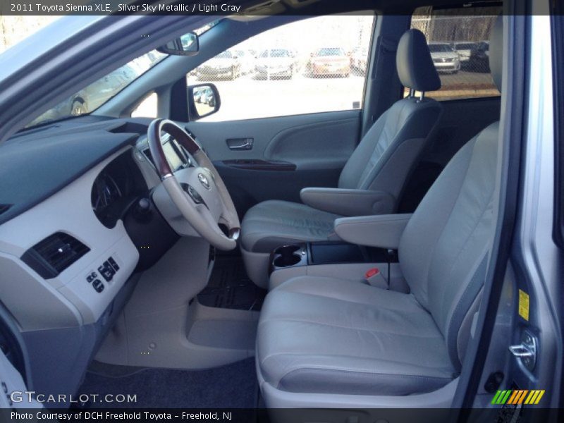 Silver Sky Metallic / Light Gray 2011 Toyota Sienna XLE