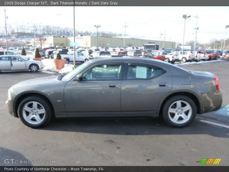 Dark Titanium Metallic / Dark Slate Gray 2009 Dodge Charger SXT
