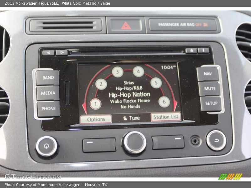 White Gold Metallic / Beige 2013 Volkswagen Tiguan SEL