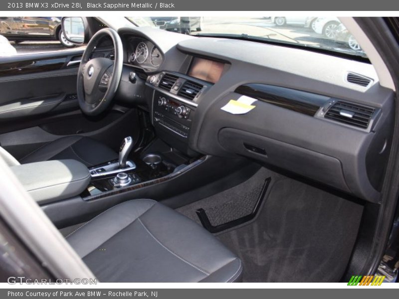 Black Sapphire Metallic / Black 2013 BMW X3 xDrive 28i