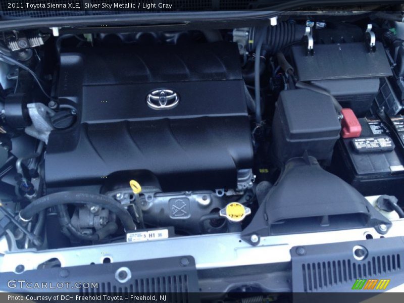 Silver Sky Metallic / Light Gray 2011 Toyota Sienna XLE