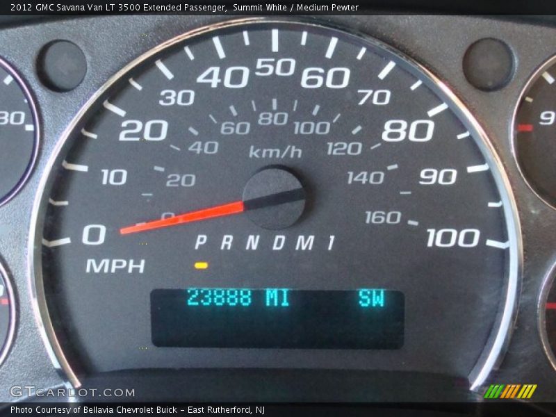 Summit White / Medium Pewter 2012 GMC Savana Van LT 3500 Extended Passenger
