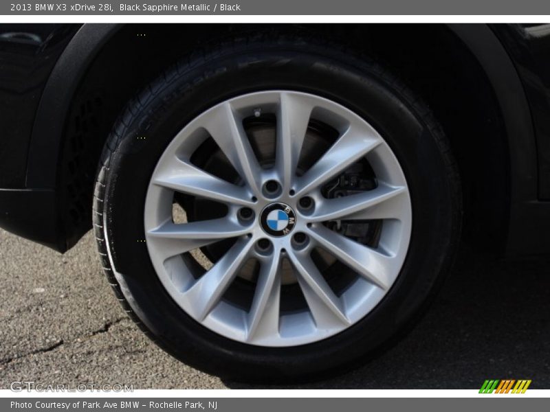 Black Sapphire Metallic / Black 2013 BMW X3 xDrive 28i