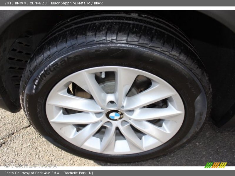 Black Sapphire Metallic / Black 2013 BMW X3 xDrive 28i