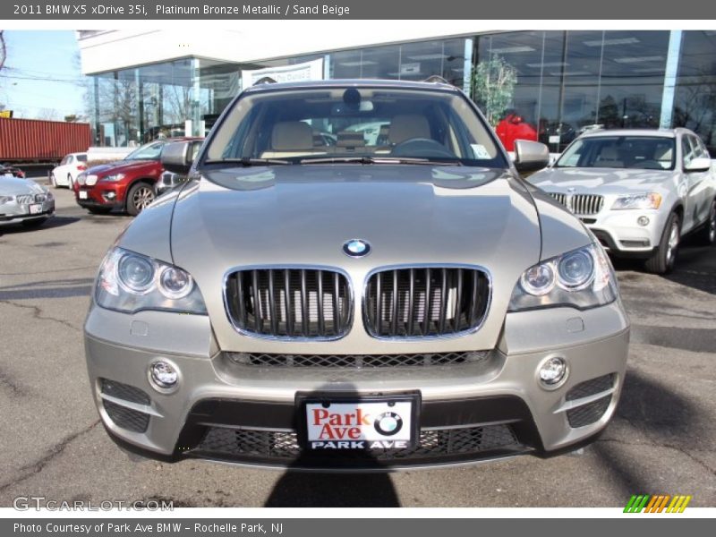 Platinum Bronze Metallic / Sand Beige 2011 BMW X5 xDrive 35i