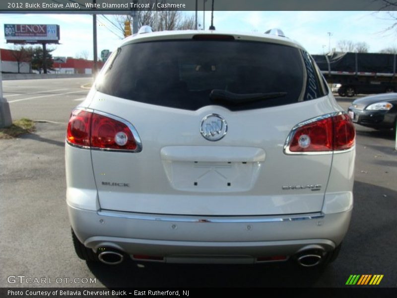 White Diamond Tricoat / Cashmere 2012 Buick Enclave AWD