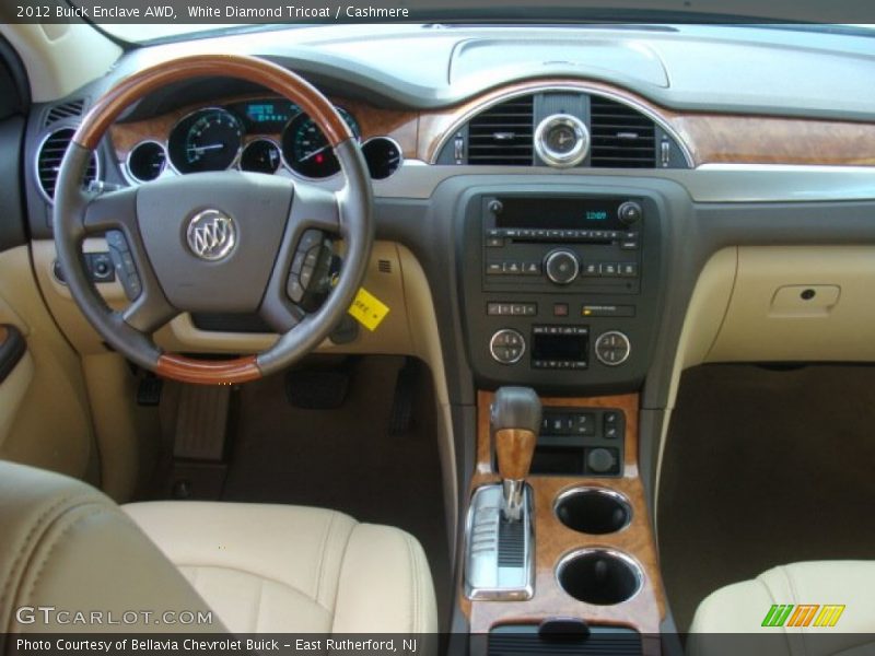 White Diamond Tricoat / Cashmere 2012 Buick Enclave AWD