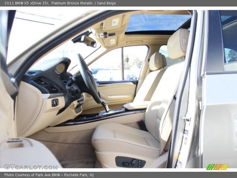 Platinum Bronze Metallic / Sand Beige 2011 BMW X5 xDrive 35i