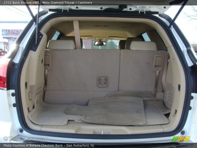 White Diamond Tricoat / Cashmere 2012 Buick Enclave AWD