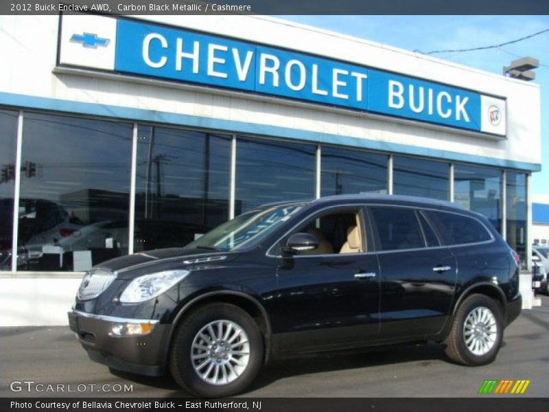 Carbon Black Metallic / Cashmere 2012 Buick Enclave AWD