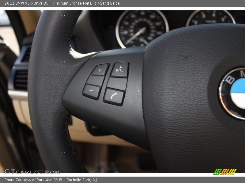 Platinum Bronze Metallic / Sand Beige 2011 BMW X5 xDrive 35i