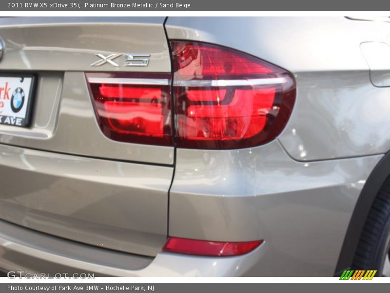 Platinum Bronze Metallic / Sand Beige 2011 BMW X5 xDrive 35i