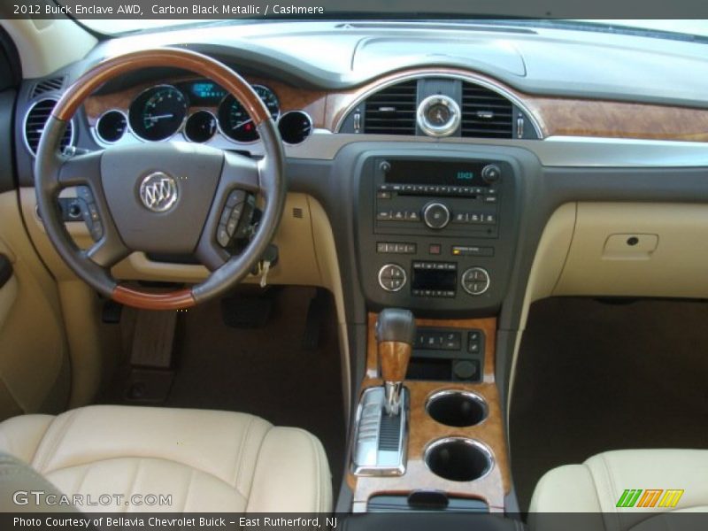 Carbon Black Metallic / Cashmere 2012 Buick Enclave AWD