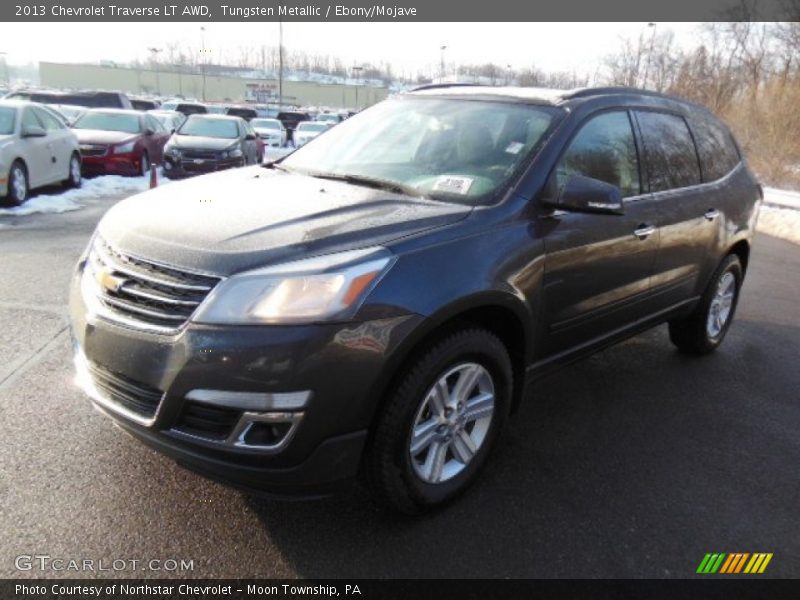 Tungsten Metallic / Ebony/Mojave 2013 Chevrolet Traverse LT AWD