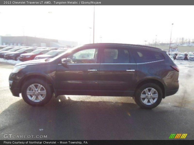 Tungsten Metallic / Ebony/Mojave 2013 Chevrolet Traverse LT AWD