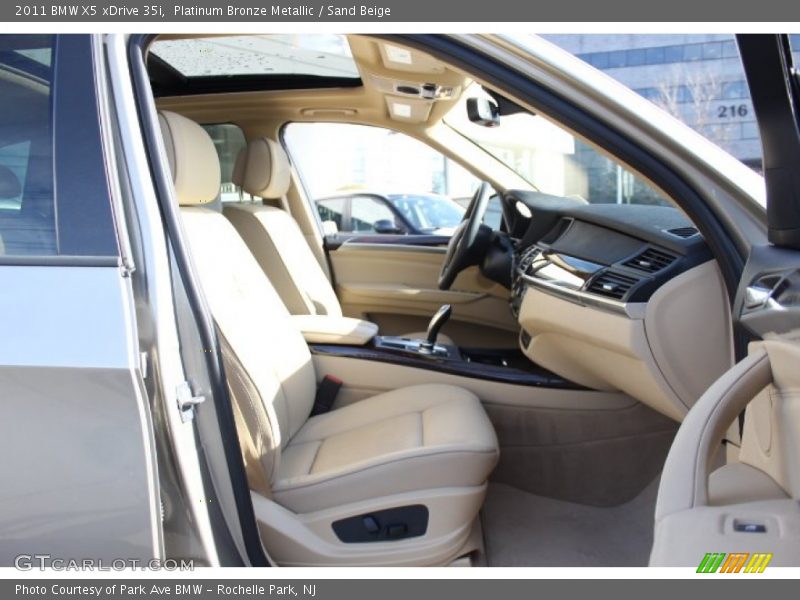 Platinum Bronze Metallic / Sand Beige 2011 BMW X5 xDrive 35i