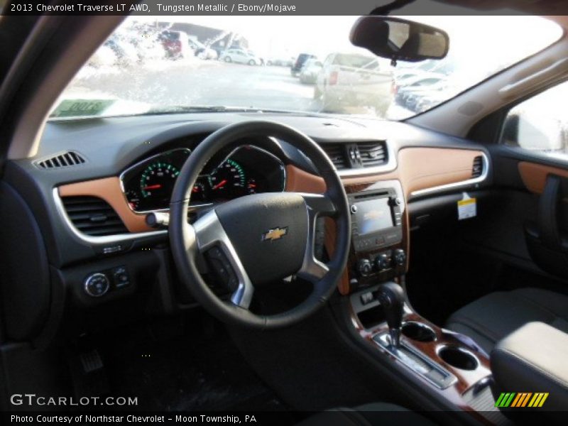 Tungsten Metallic / Ebony/Mojave 2013 Chevrolet Traverse LT AWD