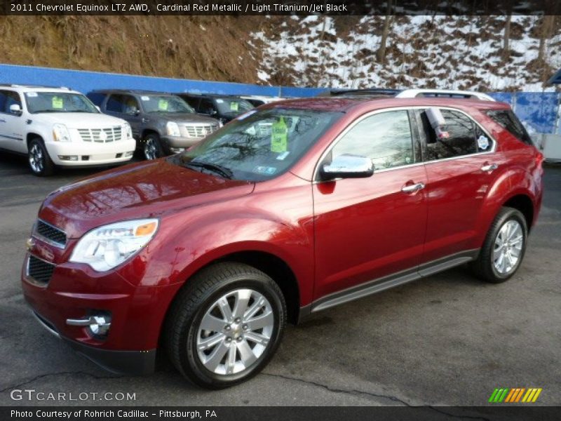 Cardinal Red Metallic / Light Titanium/Jet Black 2011 Chevrolet Equinox LTZ AWD