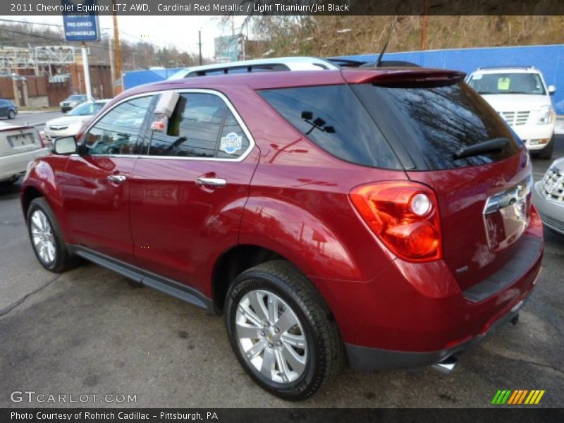 Cardinal Red Metallic / Light Titanium/Jet Black 2011 Chevrolet Equinox LTZ AWD