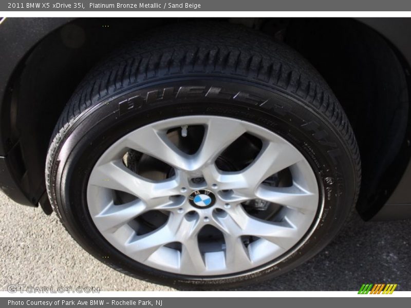 Platinum Bronze Metallic / Sand Beige 2011 BMW X5 xDrive 35i