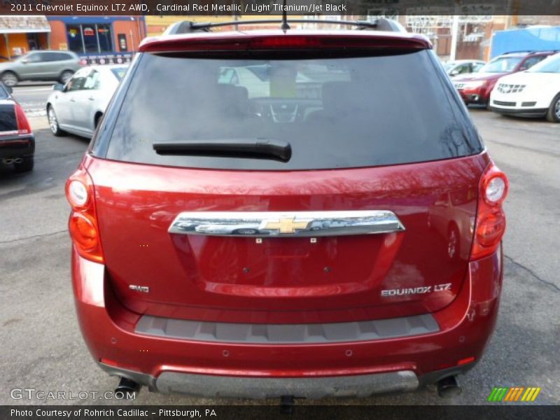 Cardinal Red Metallic / Light Titanium/Jet Black 2011 Chevrolet Equinox LTZ AWD