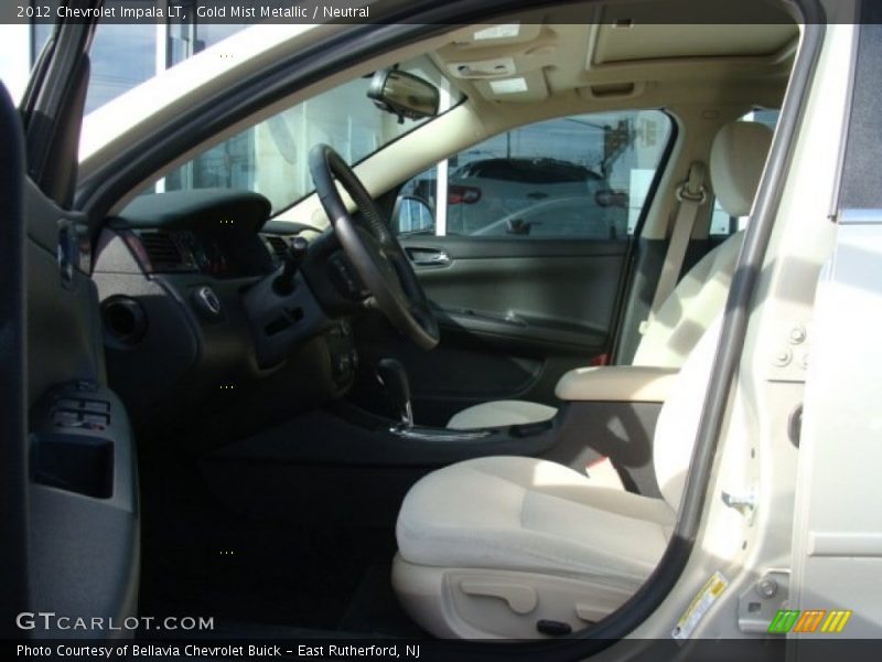 Gold Mist Metallic / Neutral 2012 Chevrolet Impala LT