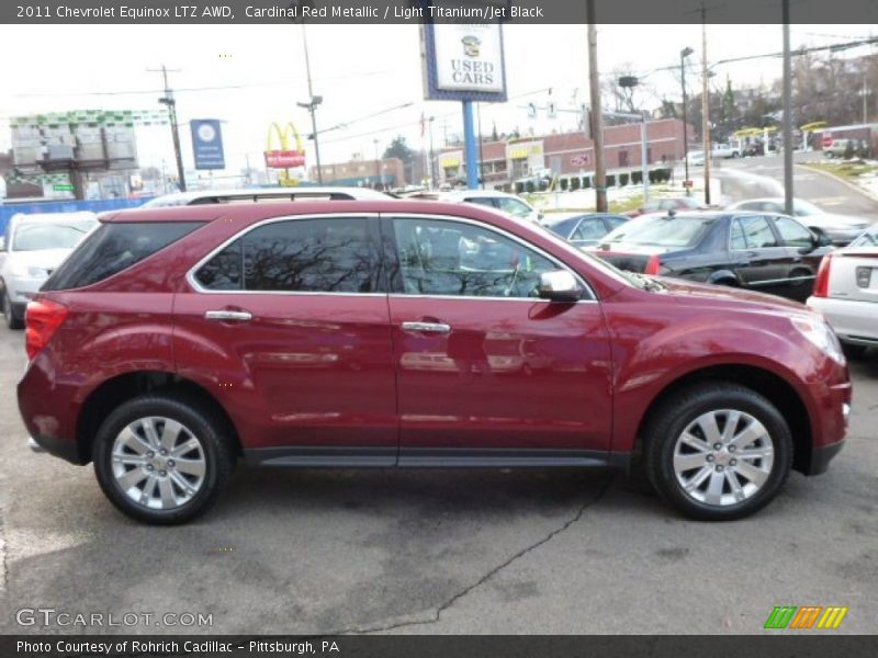 Cardinal Red Metallic / Light Titanium/Jet Black 2011 Chevrolet Equinox LTZ AWD