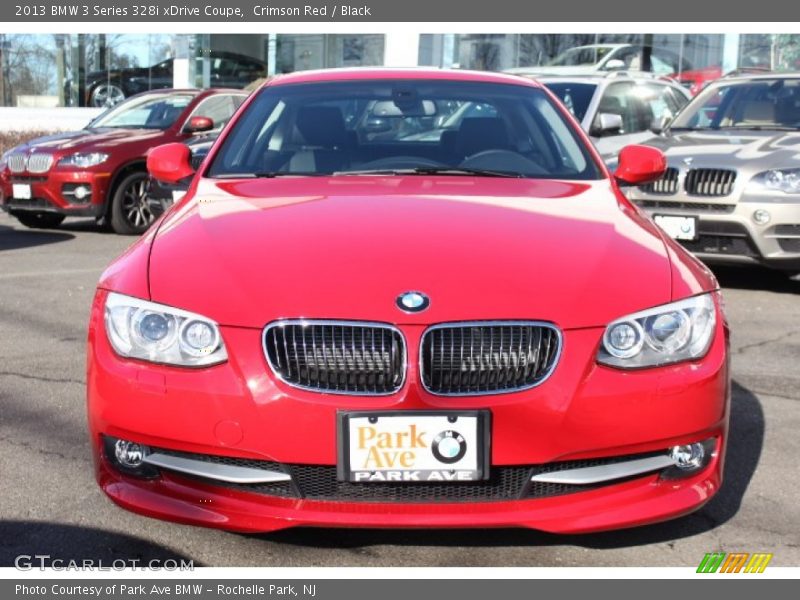 Crimson Red / Black 2013 BMW 3 Series 328i xDrive Coupe