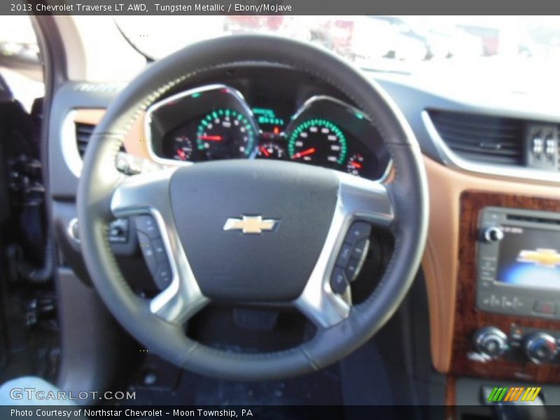 Tungsten Metallic / Ebony/Mojave 2013 Chevrolet Traverse LT AWD