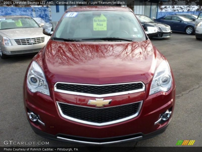 Cardinal Red Metallic / Light Titanium/Jet Black 2011 Chevrolet Equinox LTZ AWD