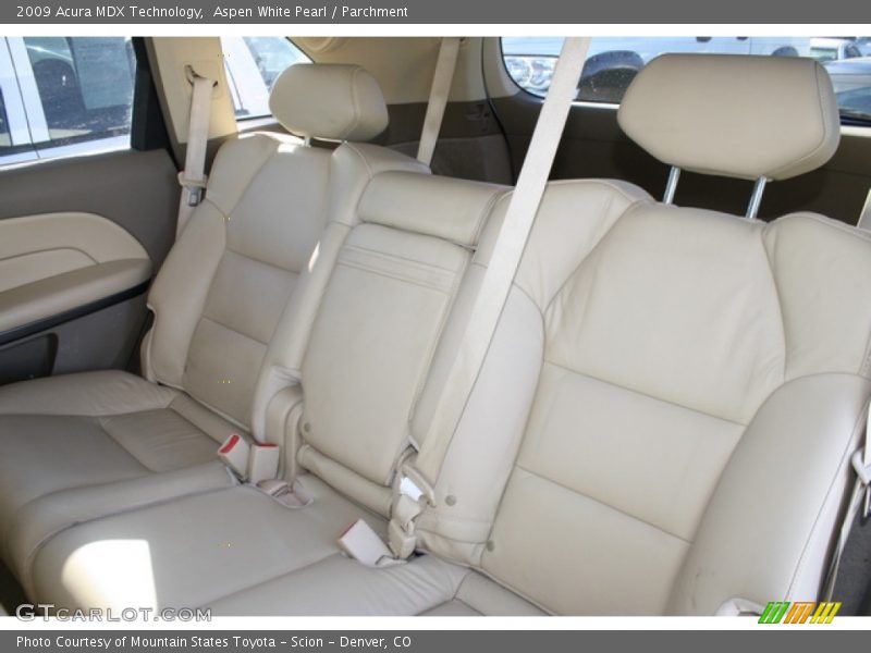 Aspen White Pearl / Parchment 2009 Acura MDX Technology