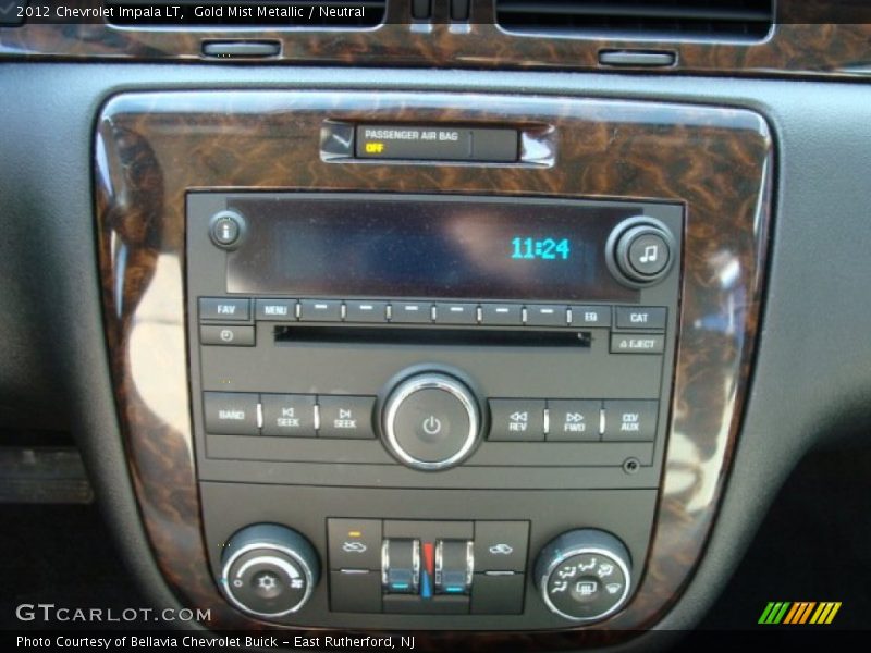 Gold Mist Metallic / Neutral 2012 Chevrolet Impala LT