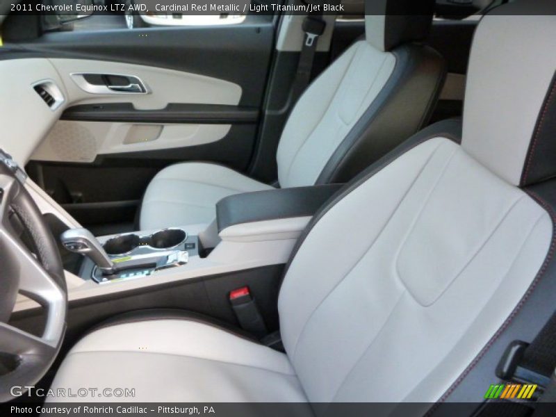Front Seat of 2011 Equinox LTZ AWD