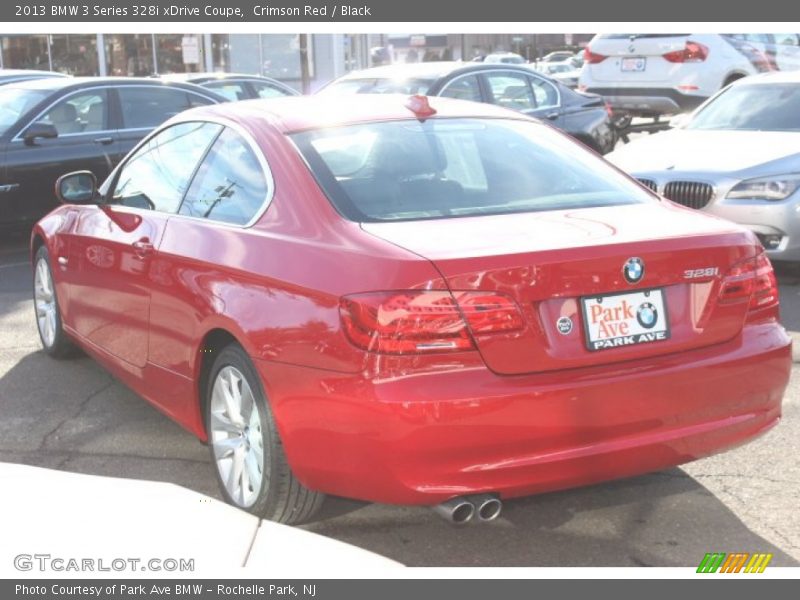 Crimson Red / Black 2013 BMW 3 Series 328i xDrive Coupe
