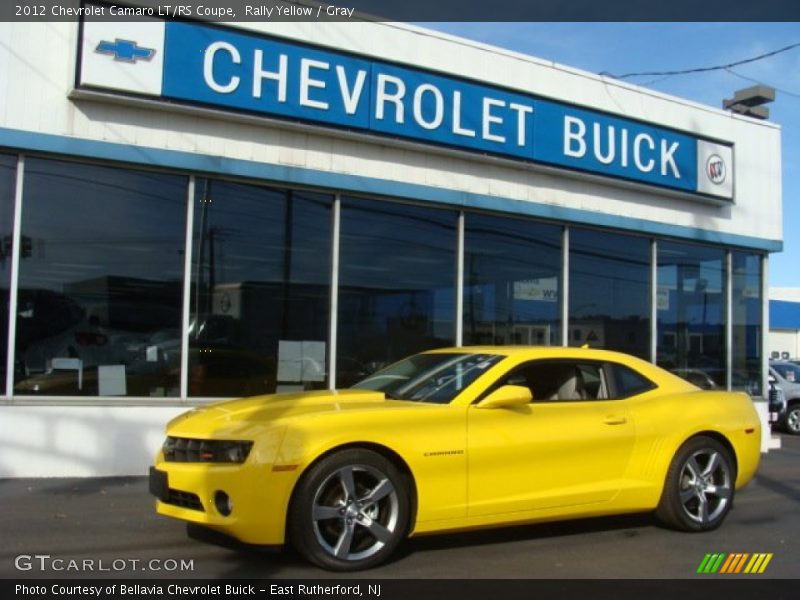 Rally Yellow / Gray 2012 Chevrolet Camaro LT/RS Coupe