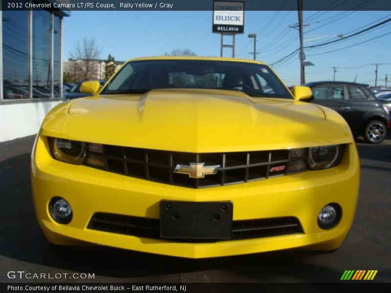 Rally Yellow / Gray 2012 Chevrolet Camaro LT/RS Coupe