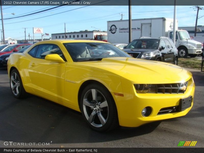 Rally Yellow / Gray 2012 Chevrolet Camaro LT/RS Coupe