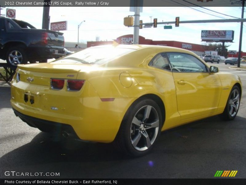 Rally Yellow / Gray 2012 Chevrolet Camaro LT/RS Coupe