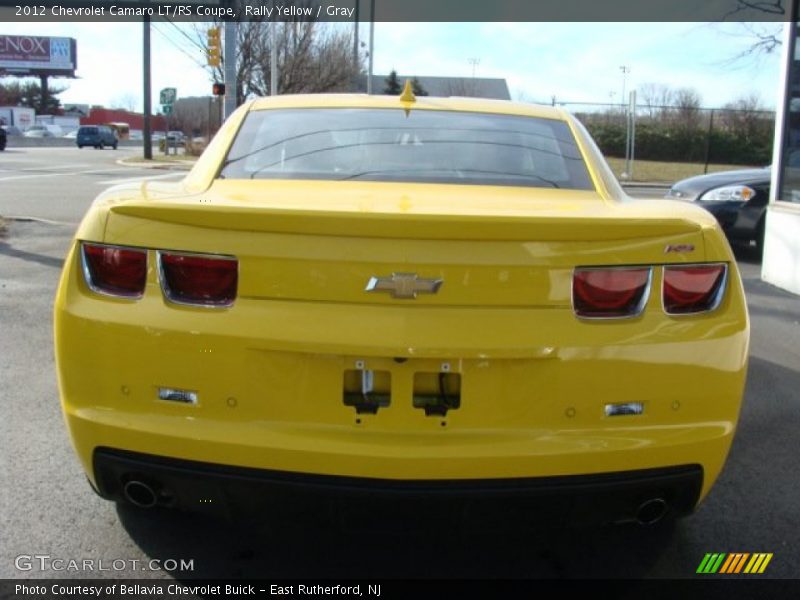Rally Yellow / Gray 2012 Chevrolet Camaro LT/RS Coupe