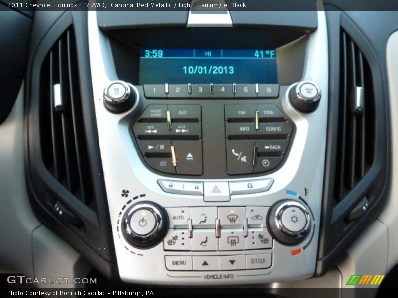 Cardinal Red Metallic / Light Titanium/Jet Black 2011 Chevrolet Equinox LTZ AWD