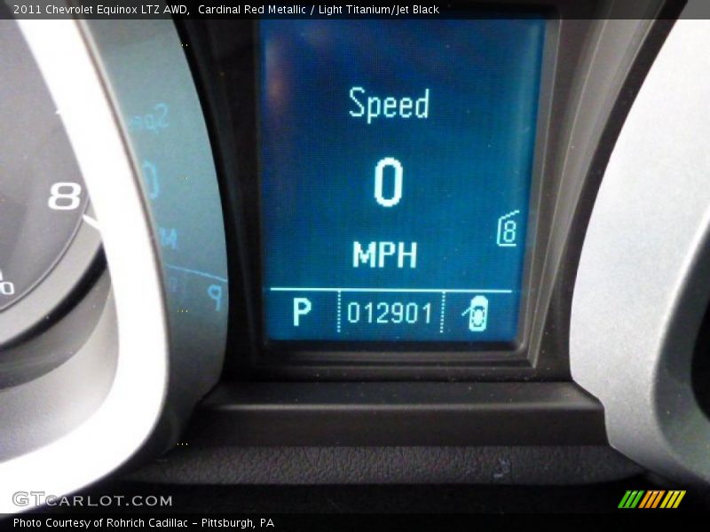 Cardinal Red Metallic / Light Titanium/Jet Black 2011 Chevrolet Equinox LTZ AWD