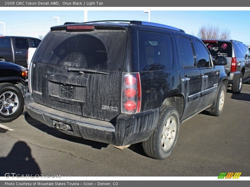 Onyx Black / Light Tan 2008 GMC Yukon Denali AWD
