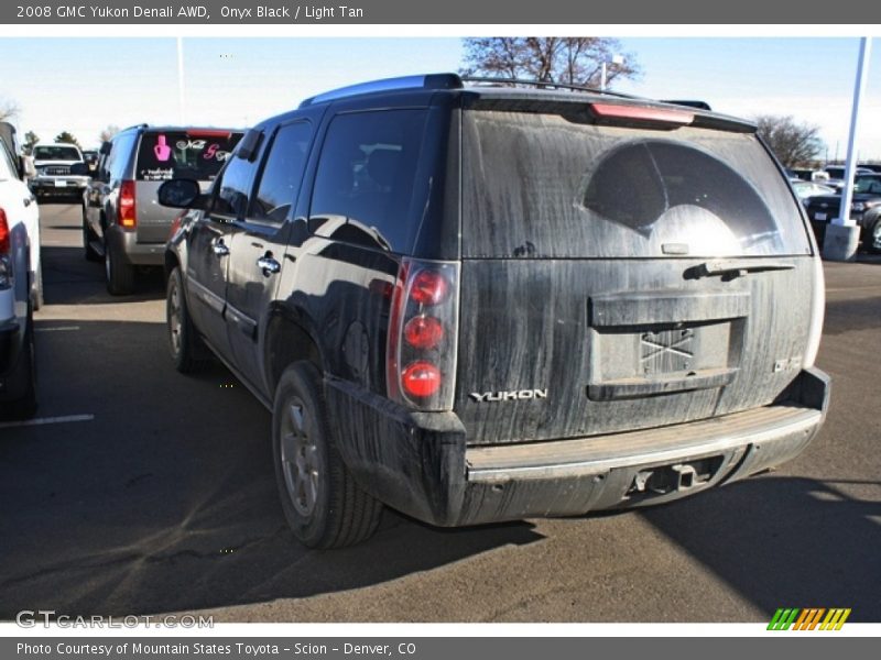 Onyx Black / Light Tan 2008 GMC Yukon Denali AWD